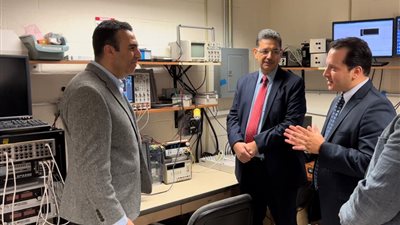 برلماني يلتقي نائب رئيس جامعة نيويورك الأمريكية