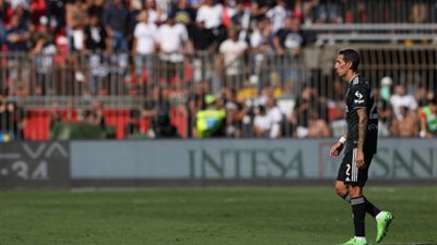 دي ماريا مهدد بالإيقاف 3 مباريات بعد طرده أمام مونزا