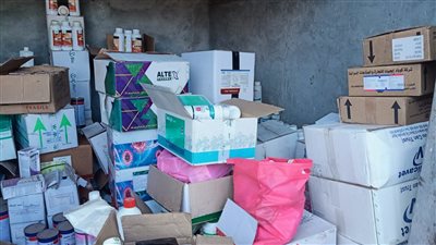 ضبط 251 عبوة أدوية بيطرية منتهية الصلاحية بالغربية
