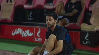 شادي رضوان يظهر في مران الأهلي بعد انتهاء إعارته إلى البنك الأهلي