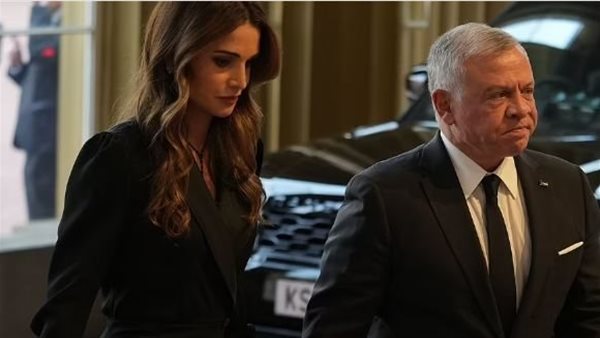 ملك الأردن وزوجته