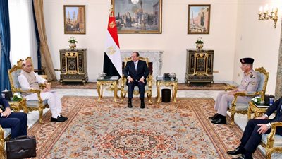 السيسي يبحث مع وزير الدفاع الهندي سبل تعزيز التعاون المشترك