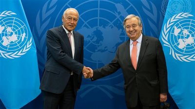 أبو الغيط يبحث مع الأمين العام للأمم المتحدة القضية الفلسطينية وأزمات المنطقة