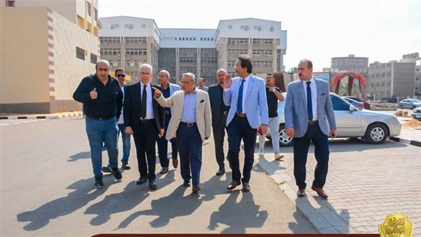 رئيس جامعة طنطا يتفقد