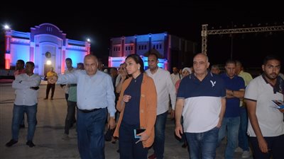 نائب محافظ البحيرة تتفقد استعدادات مهرجان رشيد للموسيقى والغناء