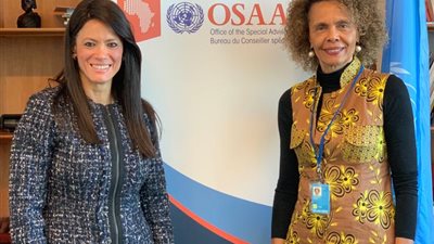 وزيرة التعاون الدولي تجتمع بـ الممثل الخاص للأمين العام للأمم المتحدة للطاقة المستدامة