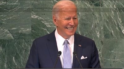 بايدن أمام الأمم المتحدة: بوتين ألقى بتهديدات نووية مدمرة