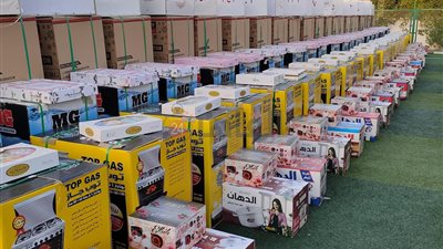 ثلاجة وبوتاجاز وغسالة.. محافظة القاهرة تجهز 400 فتاة مقبلة على الزواج | صور