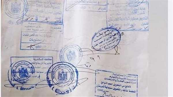 جانب من الصورة المتداولة