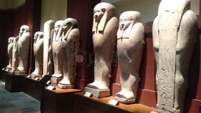 الانتهاء من تطوير الإضاءة وبطاقات الشرح بقاعات المتحف المصري بالتحرير | صور 