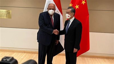 سامح شكري ونظيره الصيني يتفقان على مواصلة التشاور لتعزيز السلم والأمن الإقليمييّن والدولييّن