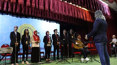 انطلاق المهرجان الغنائي الثاني لطلاب الجامعات بمعهد إعداد القادة