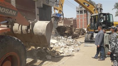  إزالة 26 حالة تعد على أملاك دولة وزراعة بأسيوط