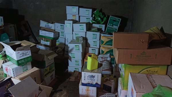 ضبط 203 عبوة مبيدات