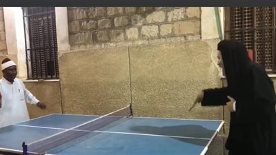  متخلينش أشوط.. ماتش بينج بونج بين شيخ وقس يثير إعجاب رواد التواصل الاجتماعي