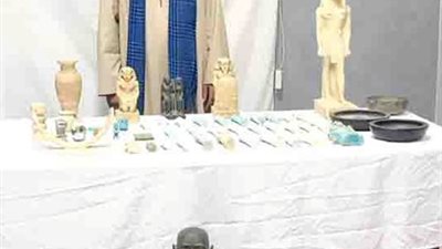 القبض على متهم بحوزته 47 قطعة يشتبه في أثريتها بالمنيا