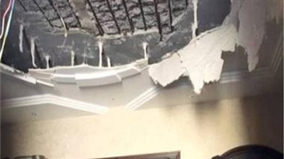 دون إصابات.. انهيار سقف غرفة نوم وحمام شقة داخل عقار بمنطقة الدقي في الجيزة