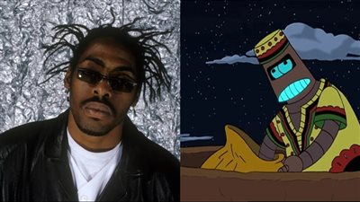 قبل أسابيع من وفاته.. كوليو أعاد تجسيد شخصيته بـ مسلسل Futurama