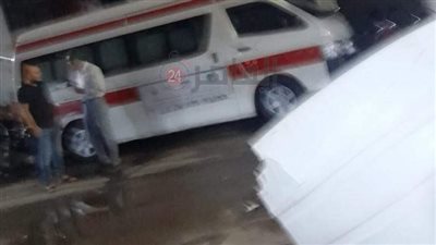 انفجار خزان مياه أعلى بنك الدم الرئيسي بطنطا بسبب حرارة الجو وضغط المياه 