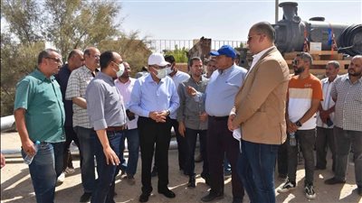 محافظ المنيا يتفقد صيانة ورفع كفاءة محطتي الصرف الصحي بالمنطقة الصناعية