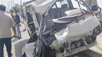 إصابة 8 أشخاص في حادث انقلاب سيارة ميكروباص بالشرقية