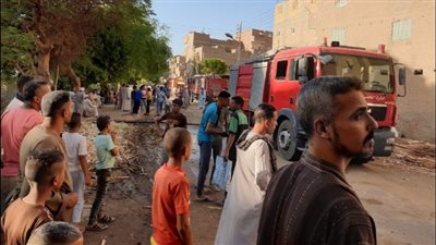 إصابة طالب في حريق اندلع بمخبز عيش سياحي بسوهاج