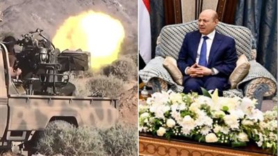 رغم قصف الحوثي مواقع للجيش اليمني.. العليمي يبحث مع المبعوث الأممي فرص تمديد الهدنة 