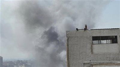 الحماية المدنية تسيطر على حريق بأكاديمية السادات في أول أيام الدراسة | بث مباشر