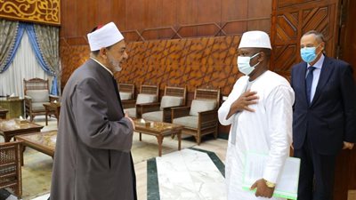 شيخ الأزهر يستقبل السفير المالي ويناقشان سبل تعزيز التعاون المشترك