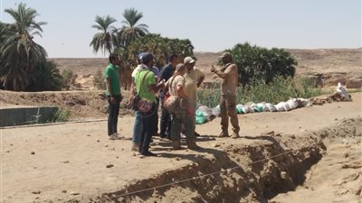 بدء أعمال البعثة السويدية بمنطقة آثار السلسلة بـ أسوان | صور 