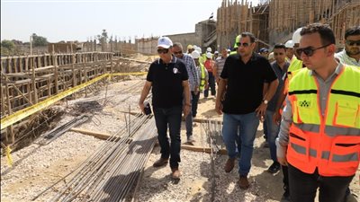 رئيس مياه أسيوط يتفقد أعمال إنشاء محطة المعابدة المرشحة بتكلفة 220 مليون جنيه