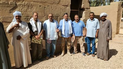 تأكيدًا لـ القاهرة 24.. الآثار تبدأ في توثيق معبد قصر العجوز بمدينة هابو بالأقصر| صور 