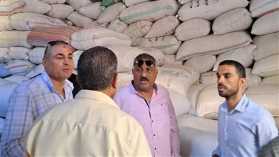 ضبط 266 طن أرز داخل مخزن مغلق في البحيرة