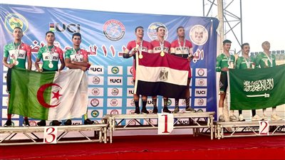 مصر تحصد 10 ميداليات في اليوم الأول للبطولة العربية للدراجات بالقاهرة