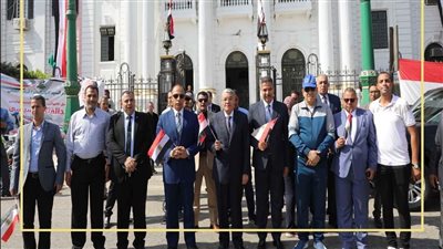 محافظ المنيا يقود ماراثون رياضي ضمن احتفالات المحافظة بالذكرى الـ 49 لنصر أكتوبر