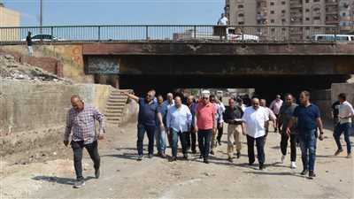 محافظ الجيزة يتفقد توسعات الطريق الأبيض و26 يوليو الجديد والمنصورية