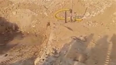 مياه الجيزة تتصدى لواقعة تعدي على خط بطريق مصر إسكندرية الصحراوي