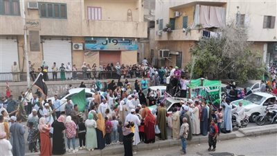 بالخيول والأعلام الخضراء.. أهالي أسوان يملؤون الشوارع بهجة احتفالًا بالمولد النبوي الشريف | صور