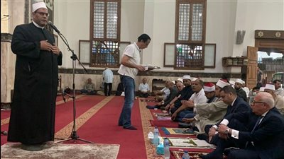 أرز ولبن لـ المُحتفلين بذكرى المولد النبوي الشريف بالمسجد العباسي ببورسعيد | صور 