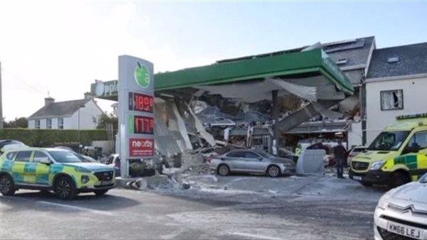 انفجار محطة الوقود