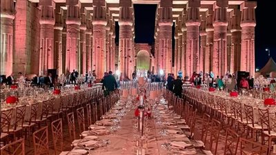 دعاية عالمية لا تقدر بثمن.. رئيس شعبة الفنادق: 50 طائرة نقلت ضيوف احتفال دار ستيفانو ريتشي بالأقصر