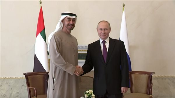 بوتين وبن زايد في
