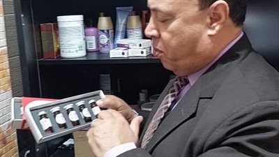 ضبط بيوتي سنتر شهير بطنطا يستخدم حقن وعدسات غير مسجلة بوزارة الصحة