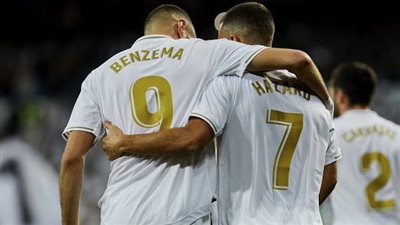 هازارد وبنزيما يقودان هجوم ريال مدريد أمام شاختار في دوري أبطال أوروبا
