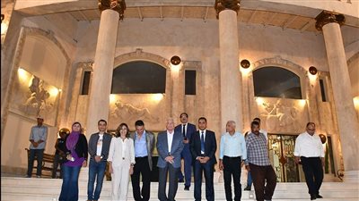 محافظ جنوب سيناء ووزيرة الثقافة يتفقدان المسرح الروماني بشرم الشيخ 