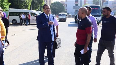 بدء تشغيل الأتوبيسات الجديدة المخصصة لنقل طلاب جامعة سوهاج 