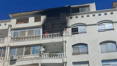 مصرع طفل وإصابة 4 آخرين من أسرته في حريق شقة سكنية بالغردقة