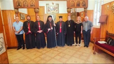 بطريرك الأقباط الكاثوليك يستقبل المطران الجديد للسريان الكاثوليك
