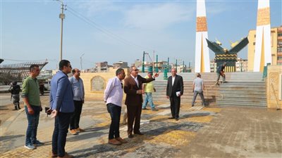 محافظ كفر الشيخ يتفقد النصب التذكاري استعدادًا للاحتفال بالعيد القومي │ صور