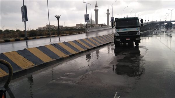 أمطار غزيرة فى الإسكندرية